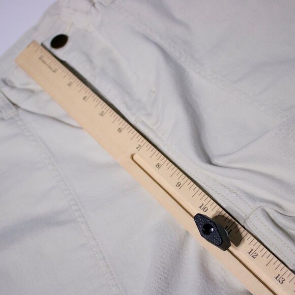 Cabi Compass Cropped Jogger Pants Cotton Stretch Light Beige Women Size 10 (B4) - Picture 14 of 14